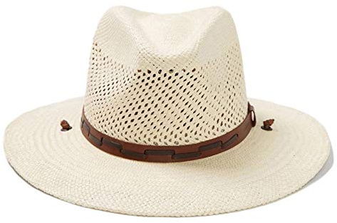 Stetson Men's Stentson Airway Vented Panama Straw Hat, Natural, X-Large
