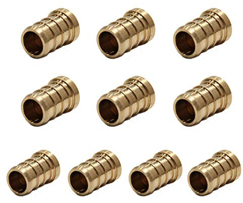 EFIELD ASTM F1807 - Confezione da 10 raccordi in ottone a crimpare Pex da 3/4