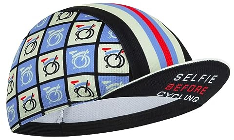 BikingBros Radsport-Mützen für Leichte Fahrradkappe mit-Radsport Kappen für unter den Helm Unisex