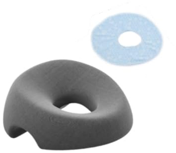 kesurpae Cómoda almohada de masaje de espuma viscoelástica para dormir boca abajo, ergonómica, para oficina, transpirable, ligera y relajante, para masaje boca abajo, espuma viscoelástica, cómoda.