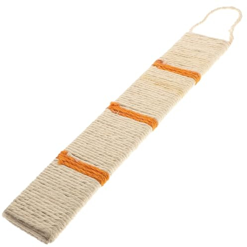 Kisangel Tablero Rascador para Gatos Plano de Sisal Resistente a Arañazos, Protege Muebles, Diseño Original y Divertido para Suministros de Mascotas Color Aleatorio