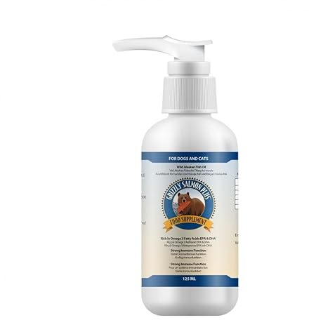 Grizzly Aceite de salmón salvaje puro de 250 ml, el paquete puede variar