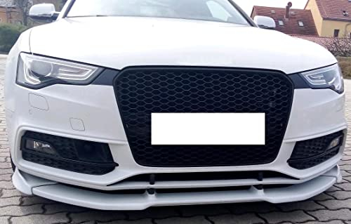 Waben- Gitter- Kühler- Sport- Front- Rippen- Grill mit Emblemhalter Schwarz Eintragungsfrei