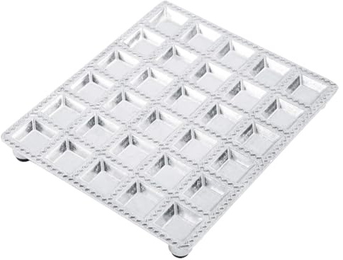 Ravioli-Form aus Aluminiumlegierung Knödel-Gebäck-Formenbauer Küchenhelfer Mini Squares Ravioli Maker MEHRWEG VERPACKUNG socialme-eu