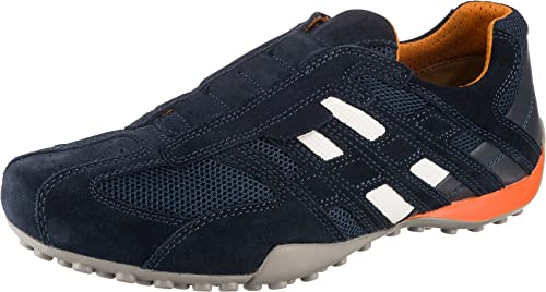 Geox Herren Uomo slange L Sneakers, Navy, 48 EU