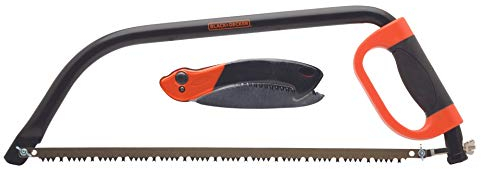 Black + Decker Scie pliante avec nœud de 51 cm et taille Noir/orange