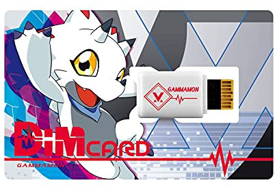 Digimon BANDAI Gammamon DIM Card DIM Card Expansion For The Vital Bracelet| Raise New Electronic Pets With This Vital Bracelet Card | Great Electronic Toy Gift