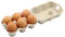 Gardening Naturally Egg Boxes Half Dozen, Recyclable and Biodegradable Pack of 100