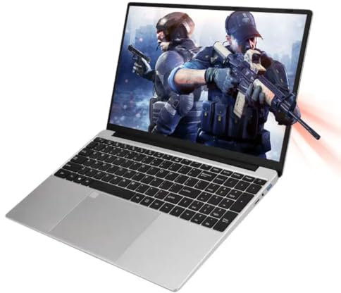 OCELOTX 15.6-inch Laptop,Quadcore processor, 16GB RAM, 512GB Hard drive, Full HD 1920x1080 Display, Fingerprint entry scanner, Blue tooth, Headphone jack, USB, Mini HDMI ports, Silver.