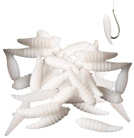 Fishing Worm, Bass Fishing Worm Kit | 50st mjukt bröd maskbete - fiskedrag | för karp, gädda, ormhuvud, blågäl, karp, saltvatten