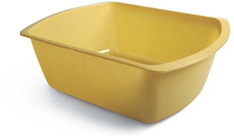 Medline DYND80306 Washbasins, Plastic, Rectangular, 4.5 Height, 11.75 Length, 9.25 Width, 6 quart (Pack of 50)