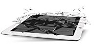 Complet & # x2714 – Écran tactile en verre Digitizer pour Apple iPad Mini 1ère génération, iPad Mini 2, complet avec câble flex, puce IC et bouton home – Kit de nettoyage – Blanc White – Blanc + 3 pièces neuf