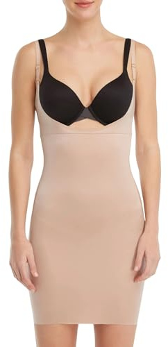 Spanx Shapewear pour Femmes Sculptant, Buste Ouvert, Slip Intégral (Tailles Normales et Grandes), Foundation, S