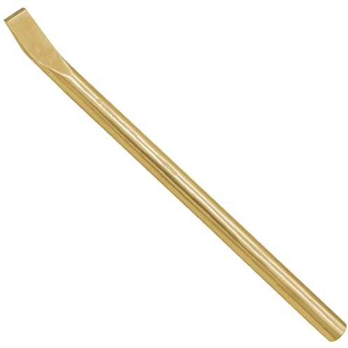 WEDO Levier de sécurité anti-étincelles, barre de sécurité en aluminium bronze, norme DIN, certificat BAM et FM, 19 x 19 x 500 mm.