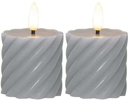 Star Trading 061-12 LED-äkta vaxljus Flamme Swirl Votive