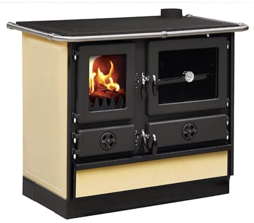 Cuisinière à bois Interstoves à bois MAGNUM MBS en fonte | Sortie côté droit -