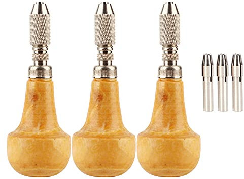 Juego De 3 Mandriles De Tornillo De Banco Para La Fabricación De Joyas, Boquilla De Bloqueo De Un Solo Extremo Tipo Graver, Herramienta De Producción De Joyería De Oro Para Engaste De Piedra