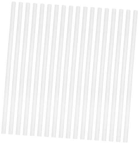 OSALADI 20 Pièces De Colle Thermofusible Couleur Chaud Bricolage Bâtons De Colle Pour La Colle Taille Petit Chaleur Enfants Résine Environnementale Blanche