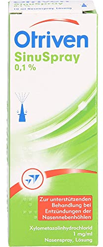 Otriven SinuSpray Nasenspray bei Entzündungen der Nasennebenhöhlen, 10 ml Lösung