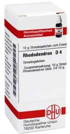 RHODODENDRON D 4 Globuli 10 g