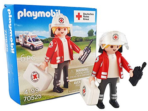 Playmobil 70525 DRK Sanitäter mit Koffer und Funkgerät Sonderfigur