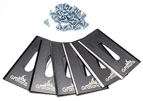 Gratana Robotic Lawn Mower Blade, Black Titanium, Dual Ended, for Husqvarna - Endurance, Lawn Mower Blade