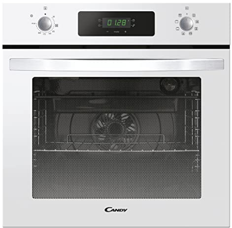 Candy Idea FIDC B625 L, Horno Multifunción, 70L, 2 Bandejas y 1 Rejilla, Ventilador Radial, Limpieza Aquactiva, Convección + Ventilador, 8 Funciones, Mandos Push&Pull, Puerta Doble Cristal, Blanco