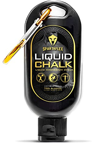 SpartaFlex 50ml Liquid Chalk - Quick Drying Gym Formula for Weightlifting and Training - Superior Grip for Climbing Gymnastics Powerlifting