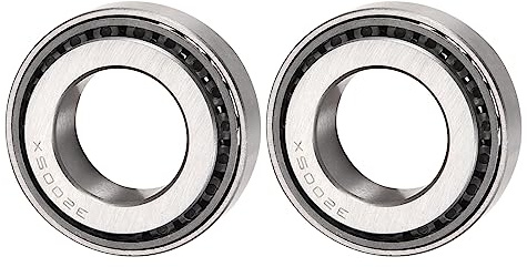 QUARKZMAN 32005X Cónico Rodillo Rodamiento x 2uds Cromo Acero Cono y Copa Juego para Jardín Maquinaria y Automóvil, [25mm x 47mm x 15mm]