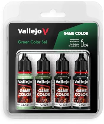 Farb-Set Grün, 4X 18 ml