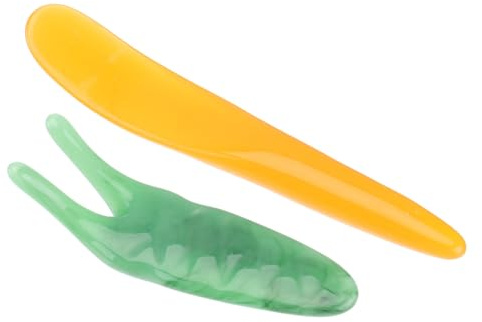 SOLUSTRE 2stücke Nasenreinigungsgerät mit Massagefunktion Tragbares Nasenmassagegerät Natürliches Körpermassagegerät Hautfreundliches Nasenmassagegerät Gesundheitsmassagegerät für Empfindli