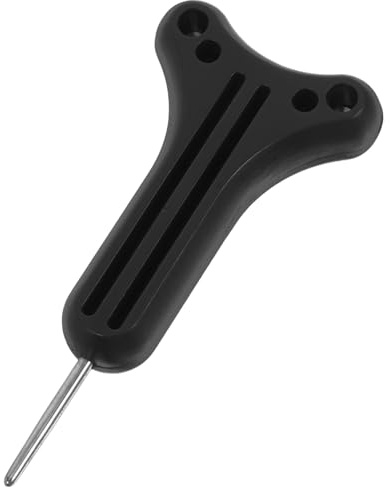 FOMIYES Penna Per Scrittura Braille Ergonomica Per Ciechi Strumento Di Apprendimento Per Alfabeto Braille Forniture Didattiche Essenziali Per Ipovedenti Design Leggero e Portatile Nero