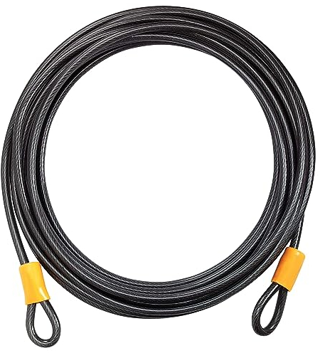 Eurofirany Unisex – Erwachsene Onguard Akita Fahrradschloss, grau, 9.3 x 10mm