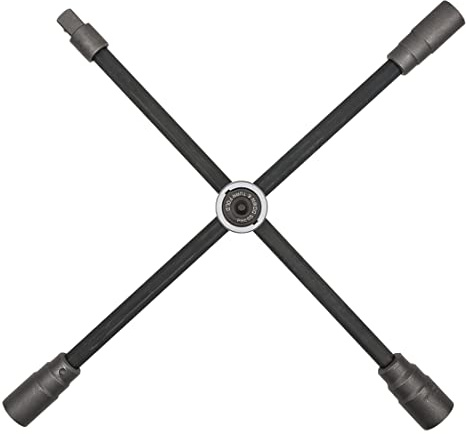 KS Tools 518.1163 Rad-Kreuzschlüssel mit Gleitgelenk für NKW, 3/4x24x27x32mm