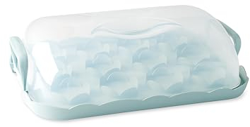 Nordic Ware Cakes and Cupcakes Carrier, Blue