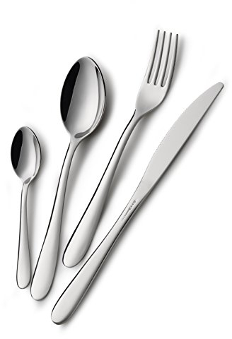 Tafelbesteck aus Edelstahl 18/10, für 6 Personen, 24-teilig