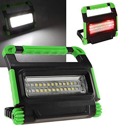 LED Baustrahler mit Akku 'BSA-10' 10W, 1000lm, 4500K / neutralweiß