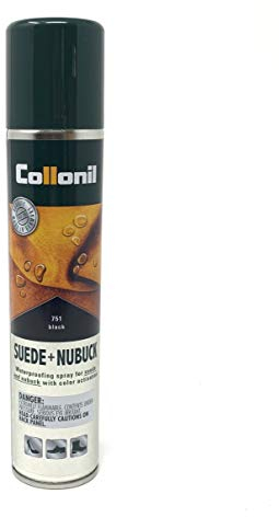 Collonil Nubuk + Velour Spray, spray imperméabilisant et soin, 200 ml, Noir