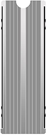 SGTKJSJS M.2 Heatsink Cooler 2280 SSD Double-Sided Heat Sink with Thermal Silicone pad for PS5/PC PCIE NVME M2 SSD (Silver)