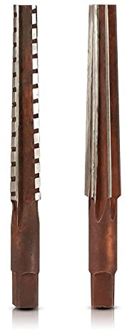 Set di alesatori a cono Morse 2 pezzi MT0 / MT1 / MT2 / MT3 / MT4 alesatori manuali in acciaio per fresa per finitura-2 pezzi MT1