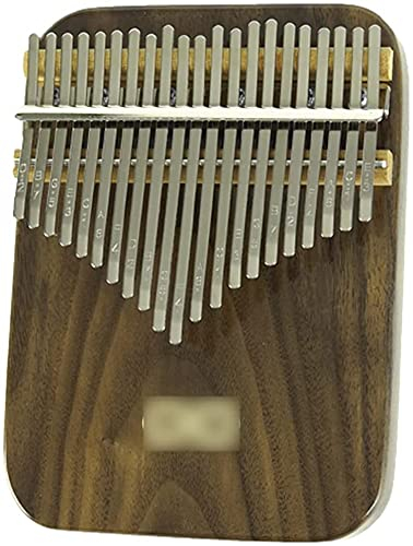 KISOARTWQ Kalimba Instrument tumpiano Marimba nycklar bärbar kalimbas svart valnöt tummpiano för föreställningar, 21 ton kalimba gåva, färg: brun, storlek: 21 ton C med förvaring