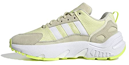 adidas Damen Zx 22 Boost W Sneaker, Sand FTWR White Yellow Tint, 39 1/3 EU