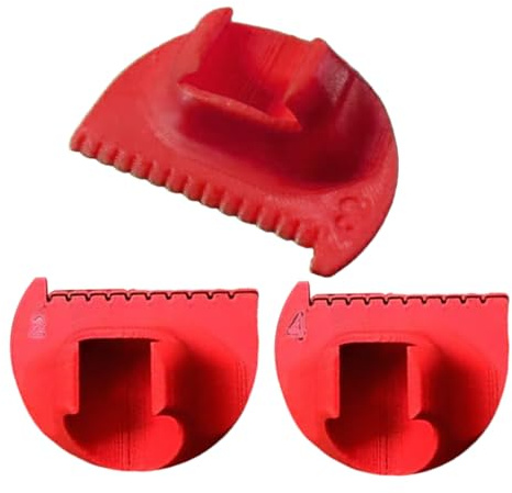 Herramienta de costura de bordes, medidor de bloqueo de bordes, juego de plantillas de costura, guía de medición de 3 piezas, regla de pulgar para acolchado, dobladillo, manualidades, recto, curvado
