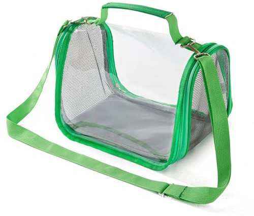 Mxshc Caja de Mariposa – Casa de Cultivo de de Malla con asa, fácil de observar, contenedor de visión Transparente, casa de para Amigos, Familiares, Adolescentes y niños al Aire Libre
