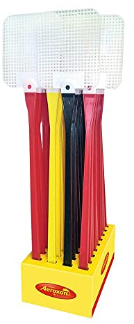 Aeroxon by BSI - Tapette A Mouches - pour Protèger Votre Intérieur des Insectes Volants - Non Toxique, Rouge/Noir/Jaune/Blanc