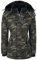 Rock Rebel by EMP Damen camouflage Winterjacke mit Nieten XL