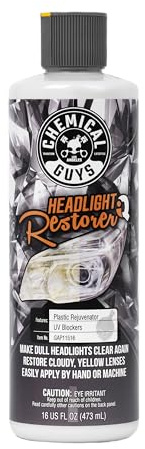 Chemical Guys Headlight Restore and Protect - Cleans, Restores Clarity, and Protects Headlights from Future Fading, Safe for Trucks, SUVs, Motorcycles, RVs & More - 16 oz