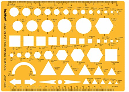 Liquidraw Mall med multiform - flera former | cirkel, oval, triangel, fyrkantig, hexagon och ellips | ritning, geometriteknik, ritningsteknik, arkitektur och smyckesdesignmall