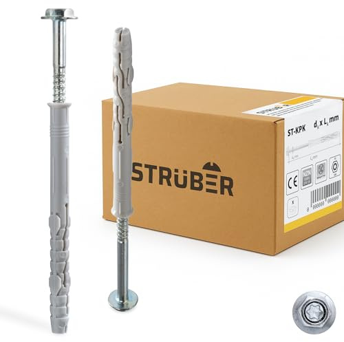 STRÜBER Rahmendübel mit Sechskantschraube Torx 8x80 mm, 100 Stück