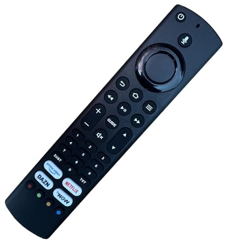 CT-8566 Fire TV Remote Control Compatible With Toshiba CT-8565, CT-8570 Smart LED, Pre programmed, no voice function